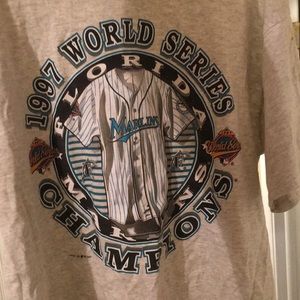 Vintage 1997 Florida Marlins World Series Shirt